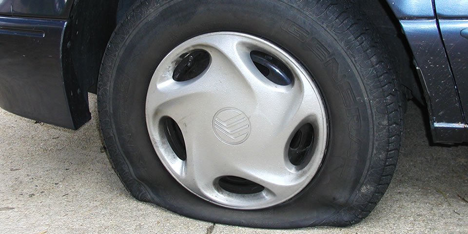 pneu furado