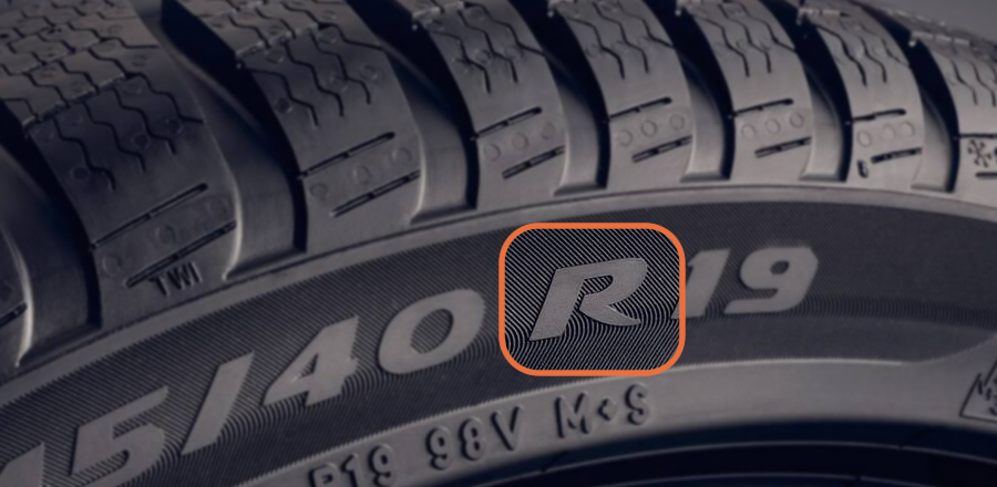 Como saber se o pneu é radial?